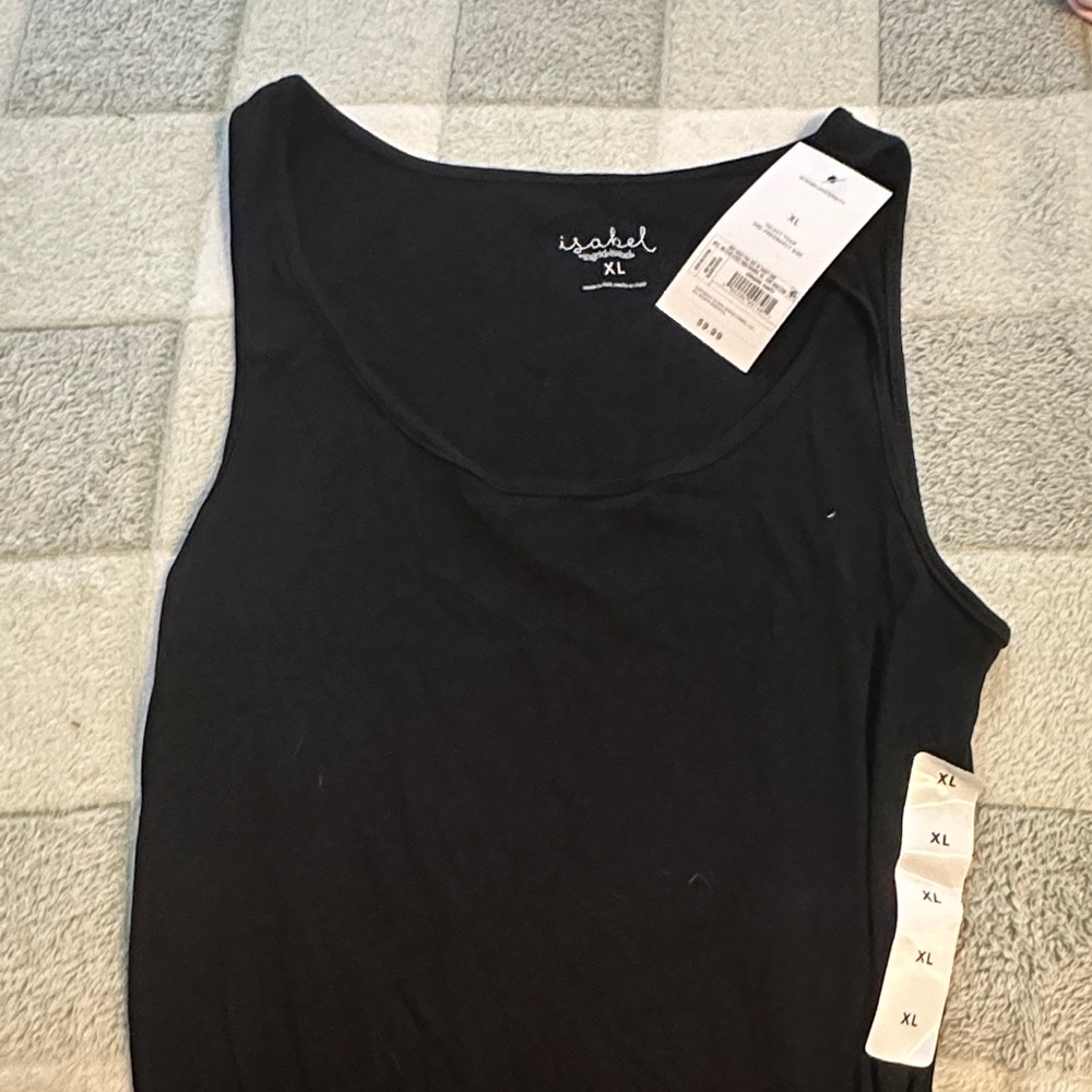 Isabel Maternity by Ingrid & Isabel Black Tank Top